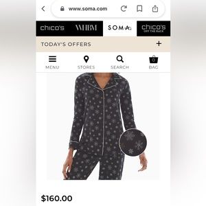 Soma Pajama Set size Medium. Still in packaging.